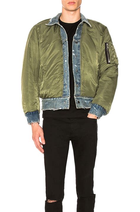 amiri reversible denim bomber jacket replica|[QC] Amiri Denim Bomber Reversible Jacket : r/DesignerReps.